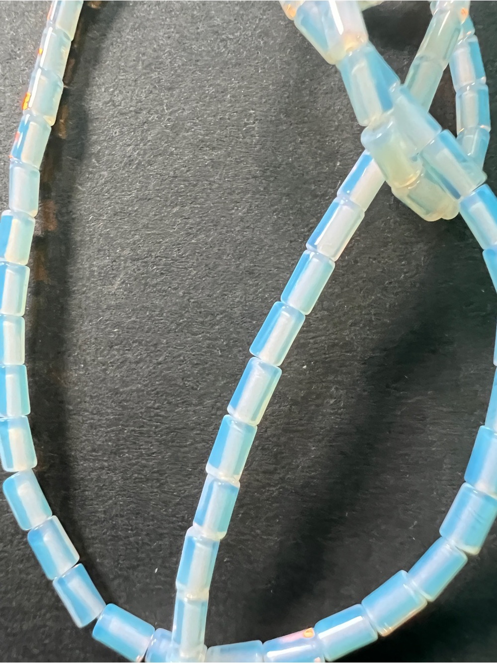 Opalite 16inch strand Opalite strand 16 i3x5mm - Picture 3 of 4